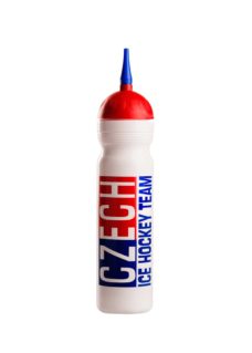 Hokejová láhev Czech ice hockey team 1,0l white