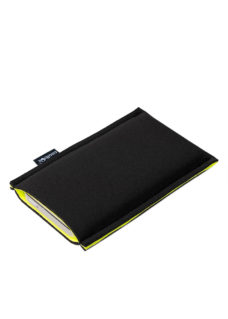 Neoprenové pouzdro na mobil black-neonyellow