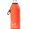 Neoprenový termoobal na skleněnou a PET láhev objem 0,5l potisk Aquacool orange