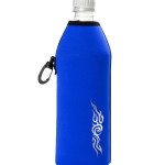 Neoprenový termoobal na sklo a PET láhev objem 0,5l potisk plameny 2 blue