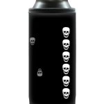 Neoprenový termoobal na plechovku objem 0,5l Lebky black