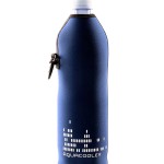 Neoprenový termoobal na plastovou láhev 0,7l potisk Aquacool darkblue