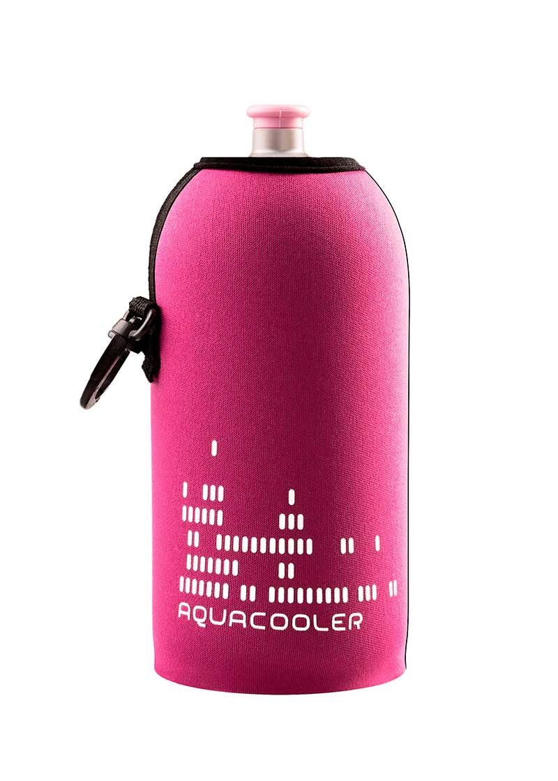 Neoprenový termoobal na sportovní a Zdravou lahev objem 0,5l Aquacooler pink