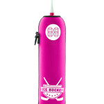 Neoprenový termoobal na hokejovou láhev 1,0l potisk hokejky pink
