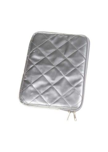 Pouzdro na tablet 10 prošívaný silver