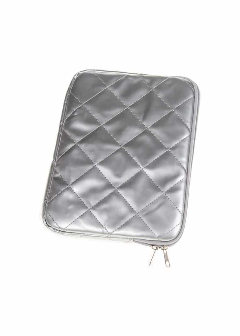 Pouzdro na tablet 10 prošívaný silver