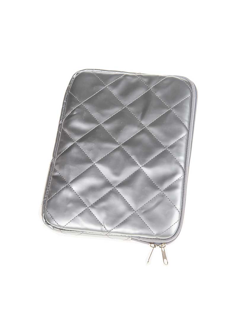 Pouzdro na tablet 10 prošívaný silver