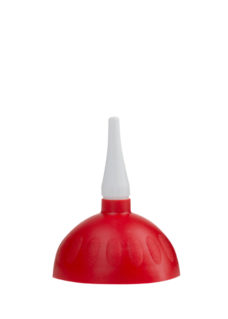Náhradní víčko s hubicí na hokejovou láhev red white