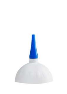 Náhradní víčko s hubicí na hokejovou láhev white blue