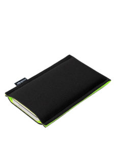 Neoprenové pouzdro na mobil black-neongreen