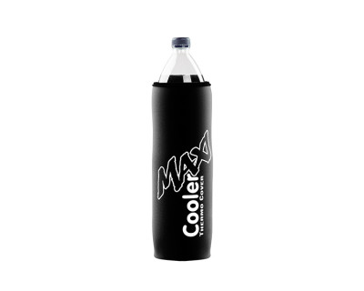 Neoprenový termoobal na plastovou láhev 1,5l potisk Maxi Cooler black