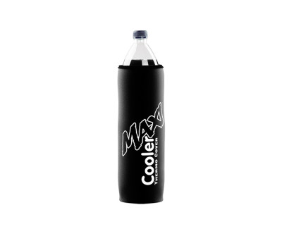 Neoprenový termoobal na plastovou láhev 1,5l potisk Maxi Cooler black