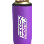 Neoprenový termoobal na plechovku 0,5l potisk Czech ice hockey purple