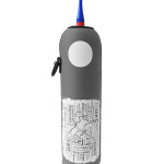 Neoprenový termoobal na hokejovou láhev 1,0l potisk Nápisy crash grey