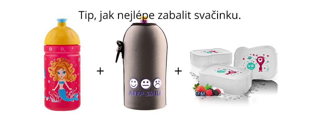 Zdravá svačina - Zdravá lahev, termoobal a Zdravý FreeWater box