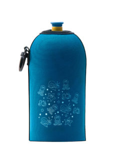 Neoprenový termoobal na sportovní a Zdravou lahev objem 0,5l potisk Mořská zvířátka blue