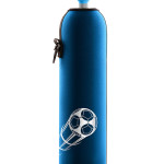 Neoprenový termoobal na sportovní a Zdravou lahev 1,0l potisk fotbalový míč lightblue