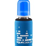 Neoprenový termoobal na kojeneckou lahev o objemu 125 ml lightblue
