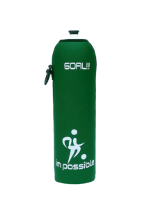 Neoprenový termoobal na sportovní a Zdravou lahev objem 1,0l potisk Fotbalista 2 dark green