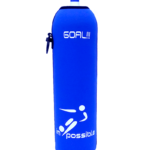 Neoprenový termoobal na sportovní a Zdravou lahev objem 1,0l potisk fotbalista royalblue
