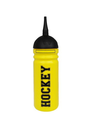 Hokejová láhev 0,7l potisk HOCKEY yellow-black