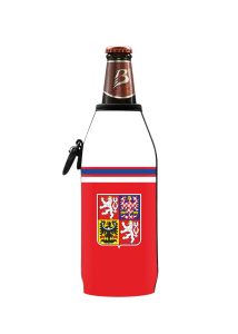 Neoprenový termoobal na sklo a PET lahev 0,5l Dres CZ