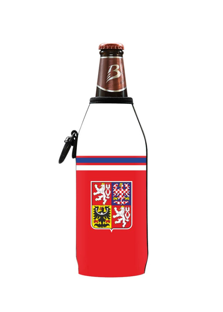 Neoprenový termoobal na sklo a PET lahev 0,5l Dres CZ