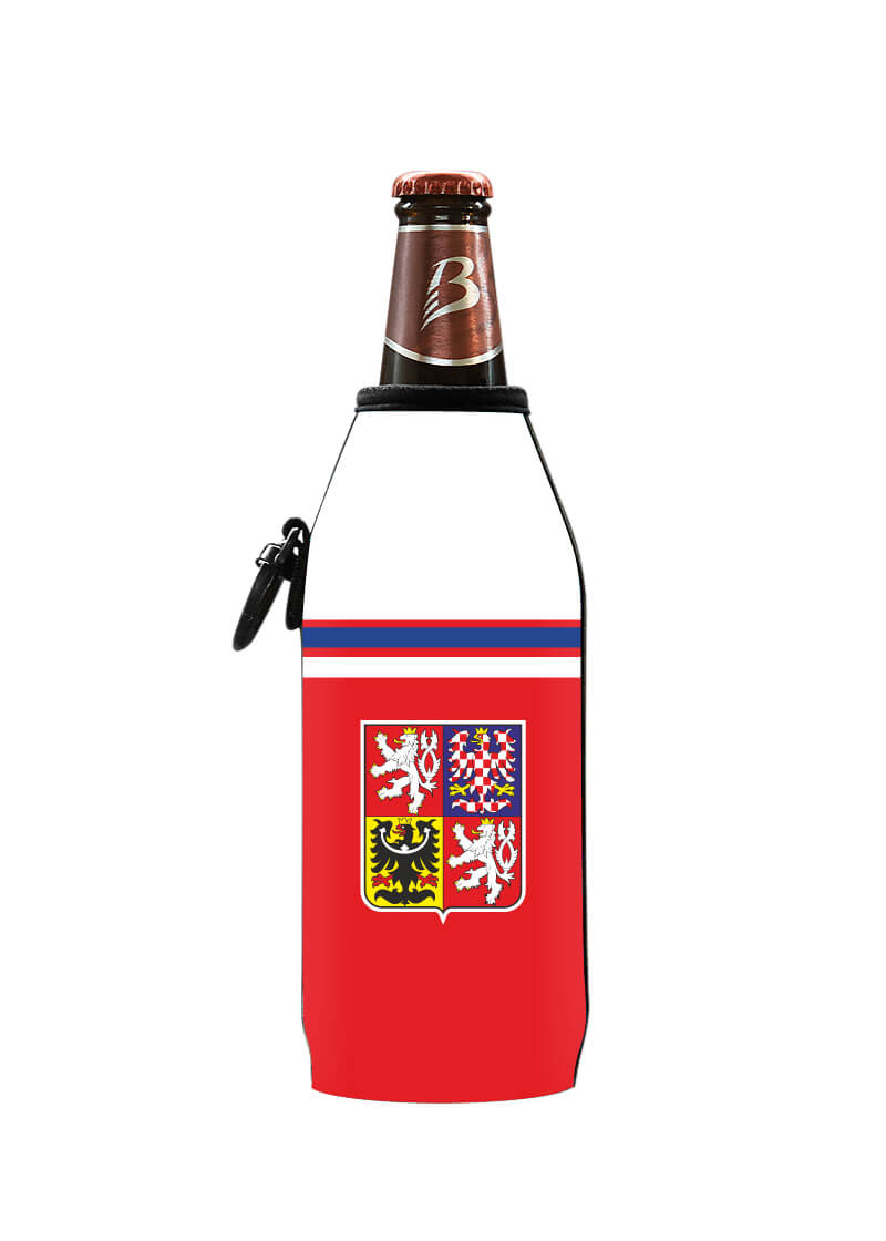 Neoprenový termoobal na sklo a PET lahev 0,5l Dres CZ