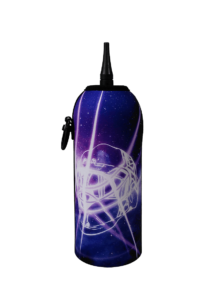 Neoprenový termoobal na hokejovou láhev 0,7l potisk Maska galaxy