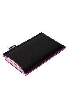 Neoprenové pouzdro na mobil black-lilac