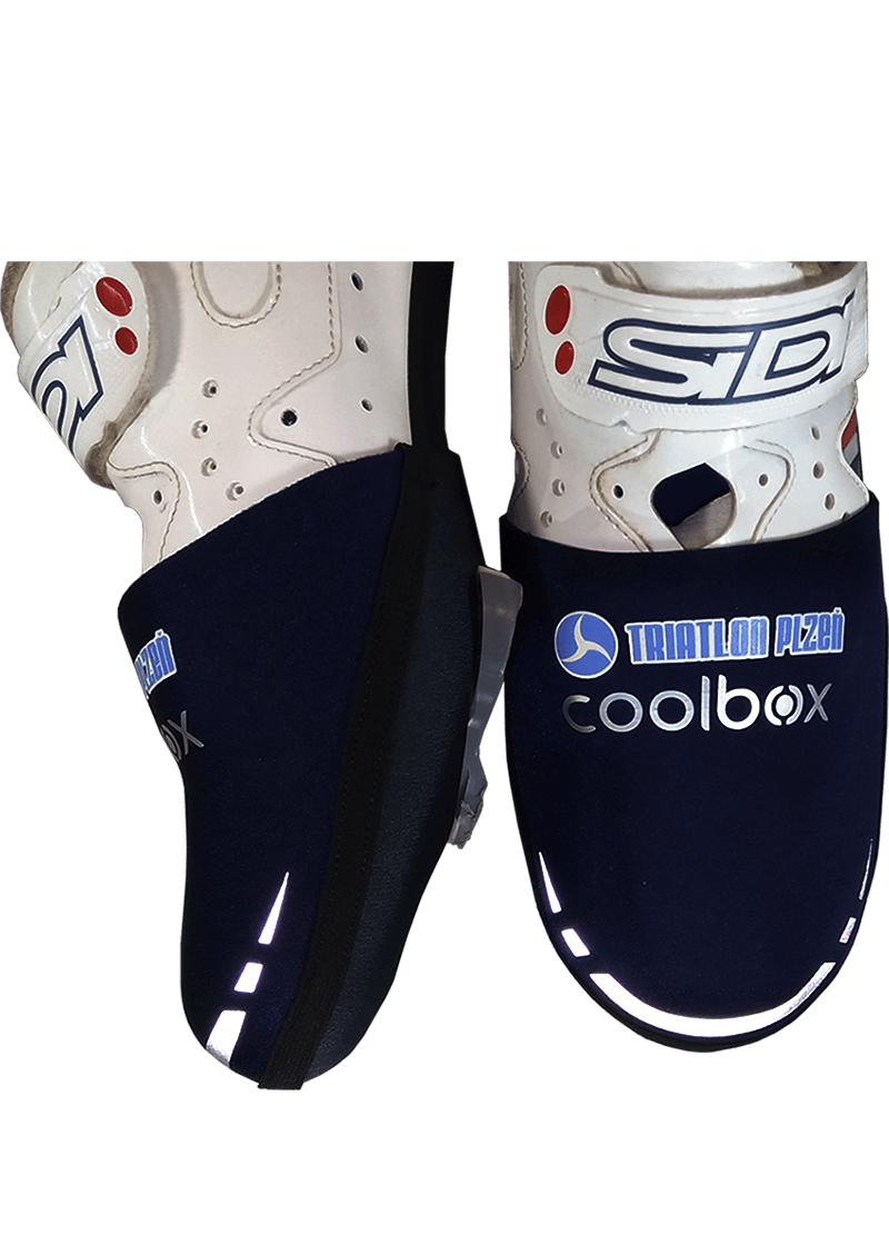 Neoprenový návlek na cyklobotu Triathlon Plzeň darkblue
