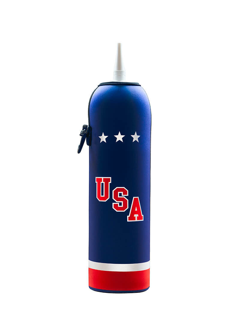 Neoprenový termoobal na hokejovou lahev 1,0l dres USA