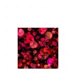 Neoprenový podtácek bokeh red