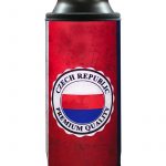 Neoprenový termoobal na plechovku 0,5l trikolora