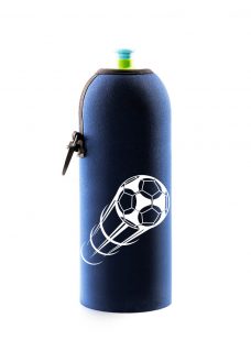 Neoprenový termoobal na sportovní a Zdravou lahev 0,7l FOTBAL dark blue