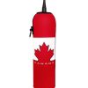 Neoprenový termoobal na hokejovou lahev 1,0l Canada red