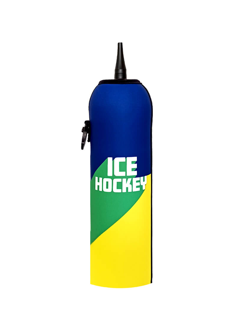 Neoprenový termoobal na hokejovou lahev 1,0l potisk 3 colours