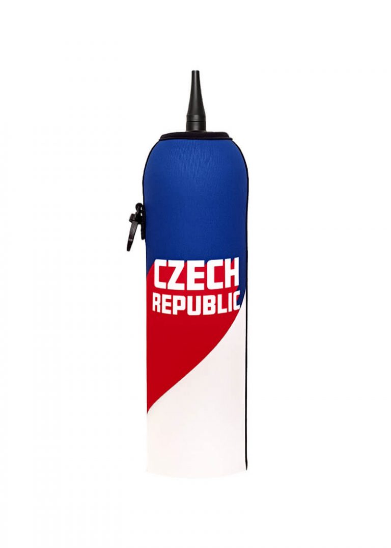 Neoprenový termoobal na hokejovou a sportovní lahev 1,0l potisk Czech republic
