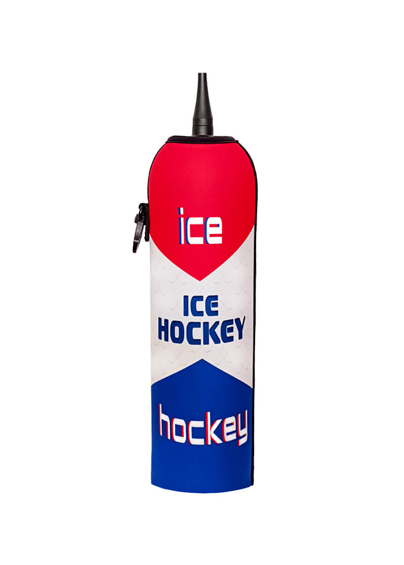 Neoprenový termoobal na hokejovou lahev 1,0l potisk Ice hockey