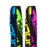 Neoprenový termoobal na hokejovou lahev 1,0l Hockey diagonála pink-yellow, lightgreeůloghtblu