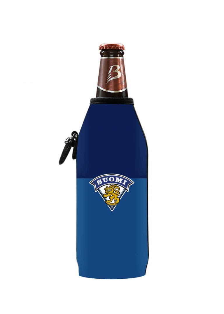 Neoprenový termoobal na sklo a PET lahev 0,5l Dres Finsko