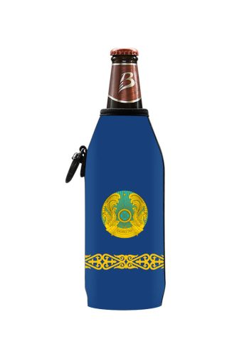 Neoprenový termoobal na sklo a PET LAHEV 0,5L Dres Kazachstán