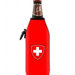 Neoprenový termoobal na sklo a PET lahev 0,5l dres Švýcarsko