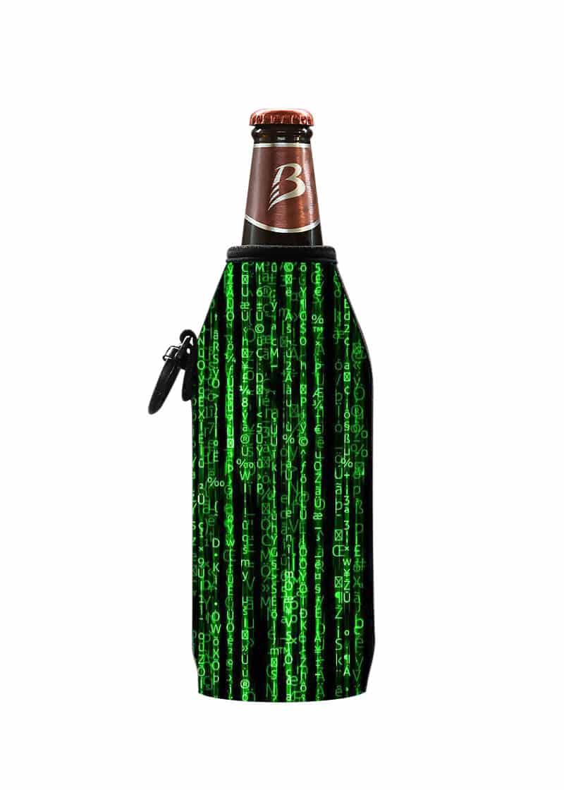 Neoprenový termoobal na sklo a PET lahev 0,5l Matrix 2