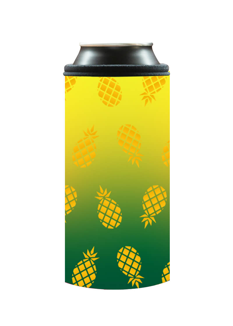 Neoprenový termoobal na plechovku 0,5l Ananas yellow