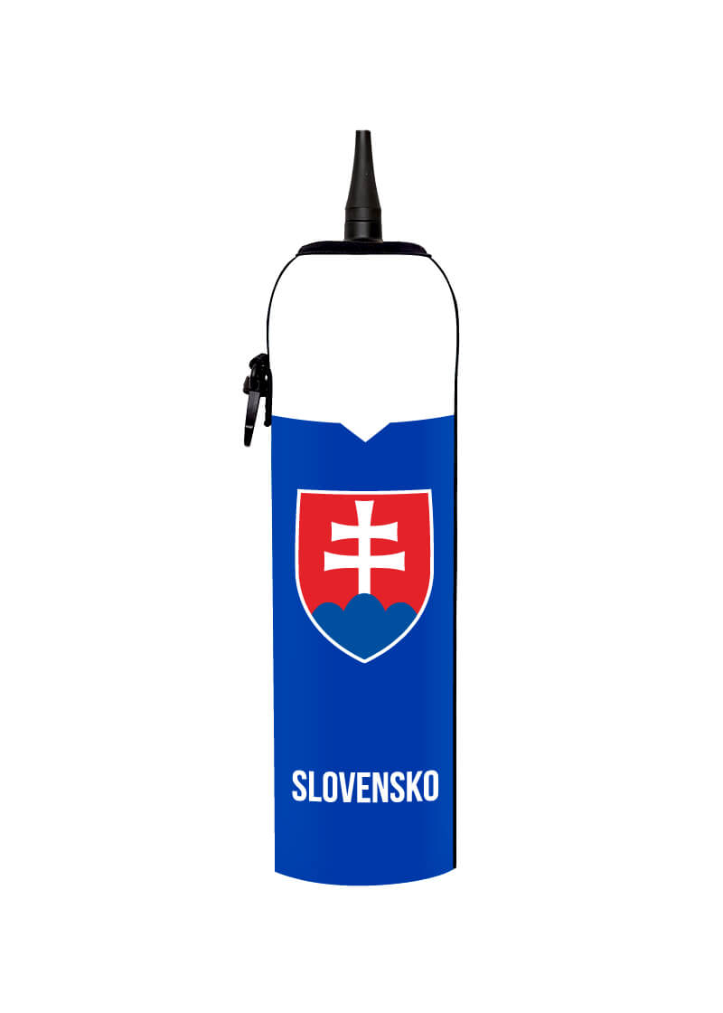 Neoprenový termoobal na hokejovou lahev 1,0l potisk Dres Slovakia 2024