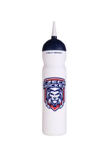 Hokejová lahev Český lev objem 1,0l white