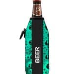 Neoprenový termoobal na sklo a PET lahev 0,5l Beer green
