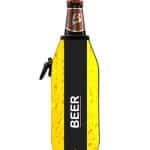 Neoprenový termoobal na sklo a PET lahev 0,5l Beer yellow
