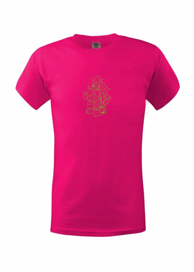 Dětské tričko Monsters pink